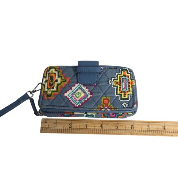 Vera Bradley Wallet Wristlet Painted Medallions Quilted Zip Around RFID - Picture 6 of 12